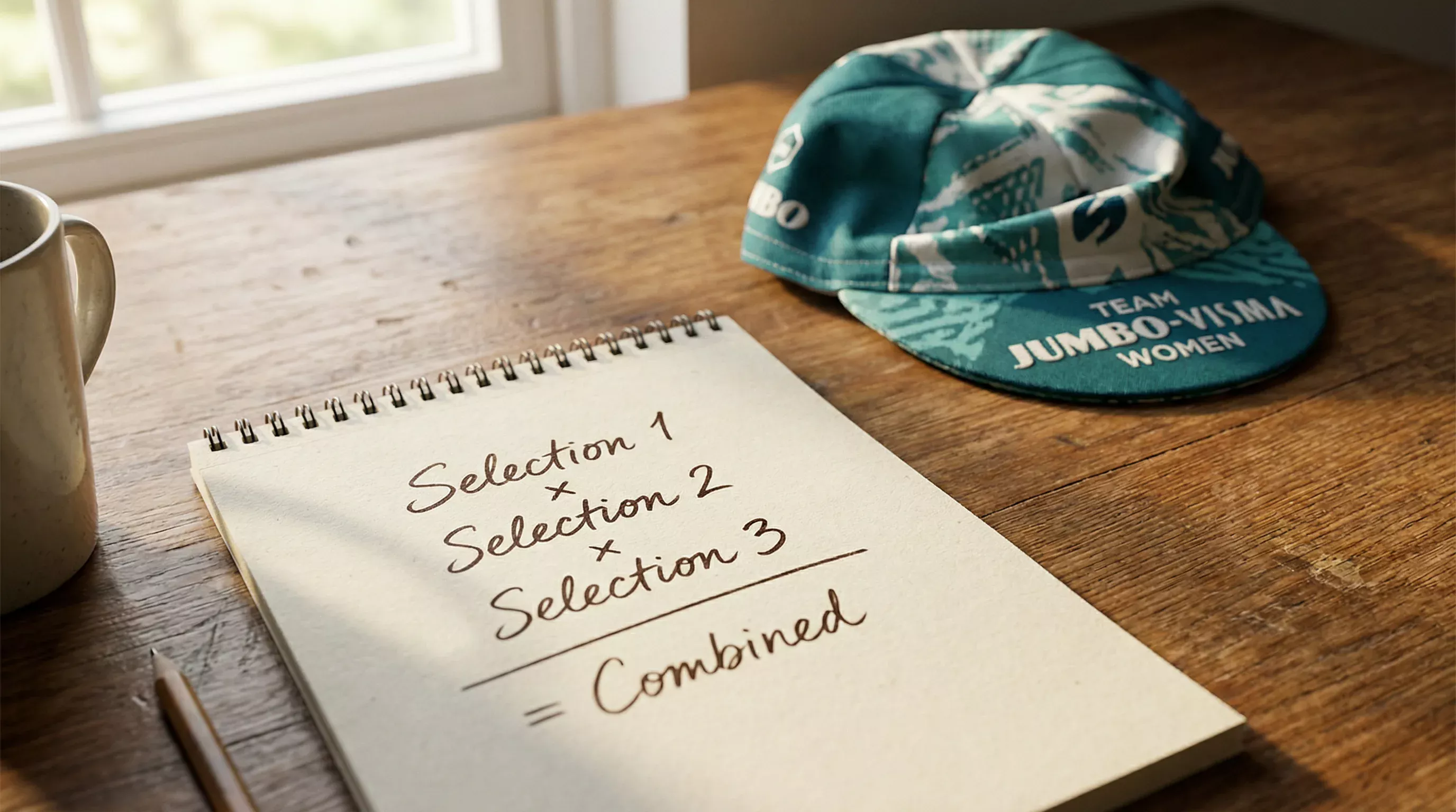 Concepto de apuestas combinadas aplicadas al ciclismo femenino profesional