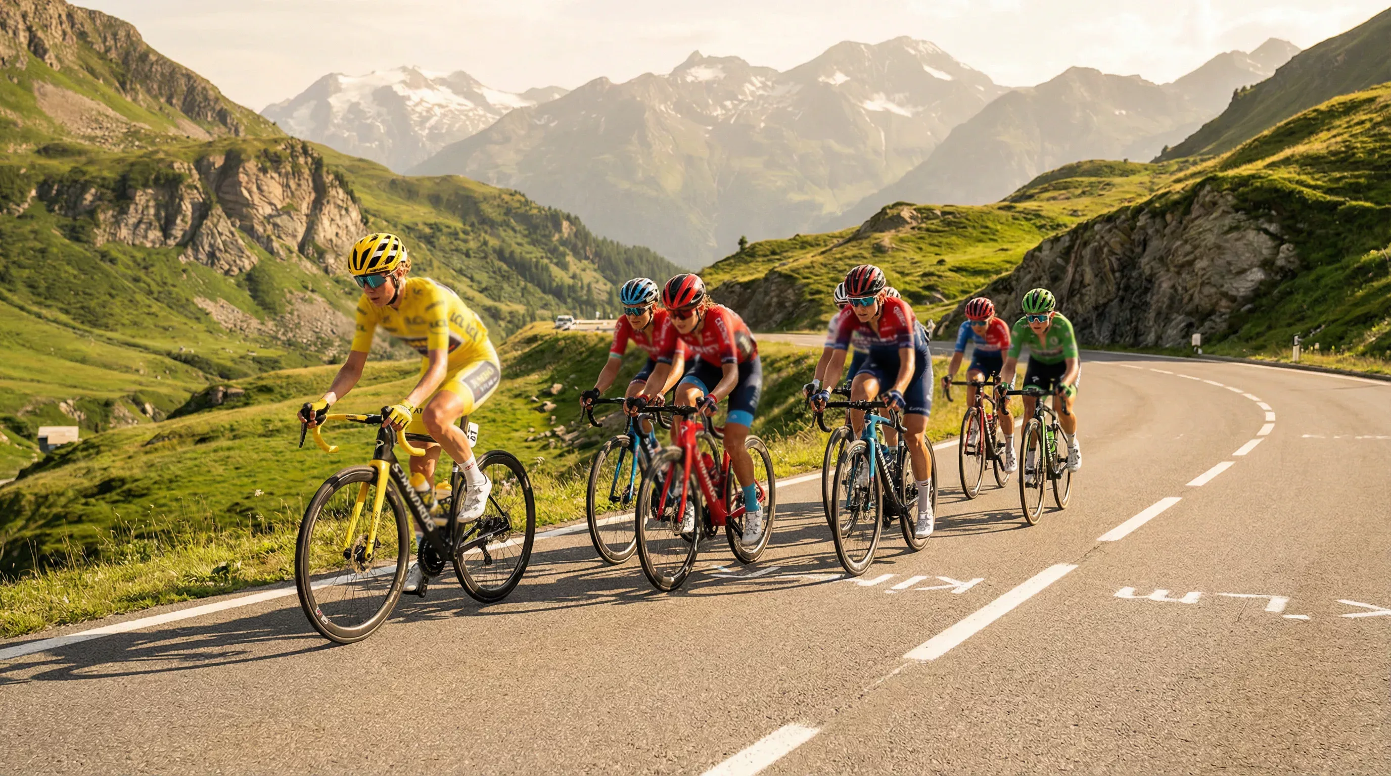 Pantalla de cuotas de apuestas para el Tour de France Femmes con ciclistas favoritas