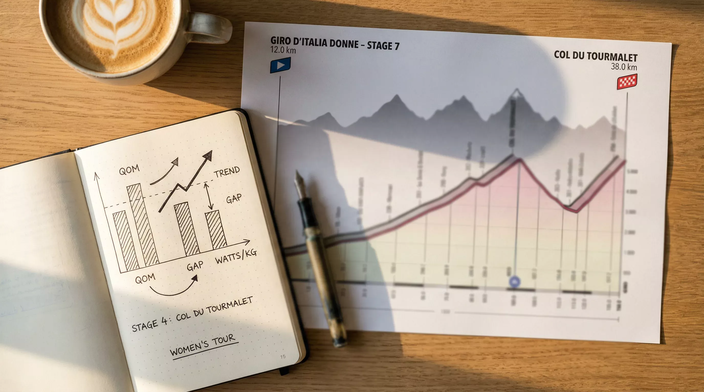 Análisis estadístico de datos de ciclismo femenino profesional